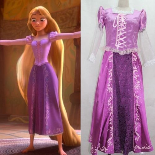 Costume adulto raperonzolo - costume,