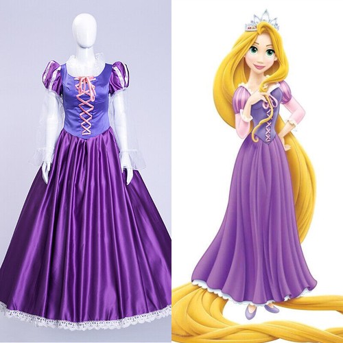 Costume raperonzolo adulto - raperonzolo,